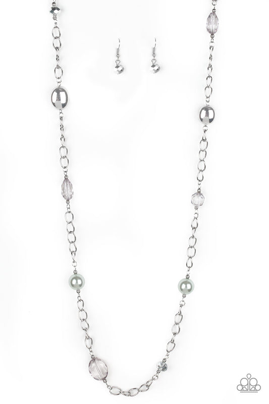 Paparazzi Accessories-Only For Special Occasions Silver Necklace Set