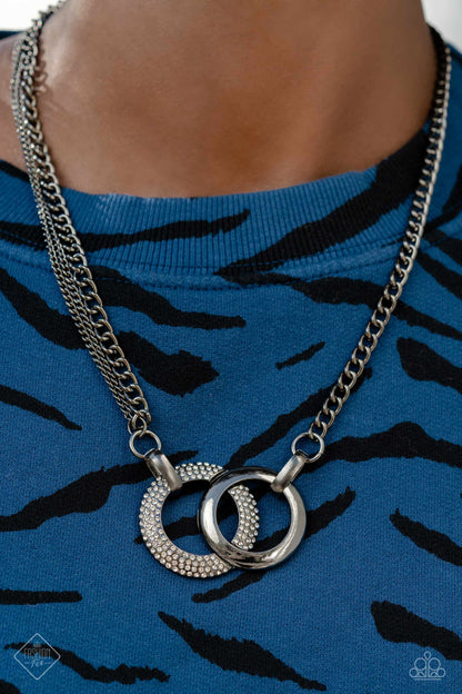 Paparazzi Accessories-Phenomenal Powerhouse Feb's 2023 Black Necklace Set