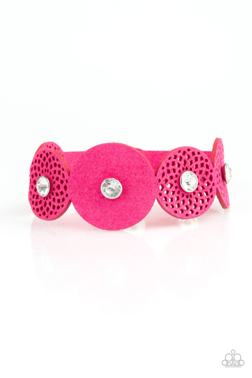 Paparazzi Accessories-Poppin Popstar Pink Wrap Bracelet