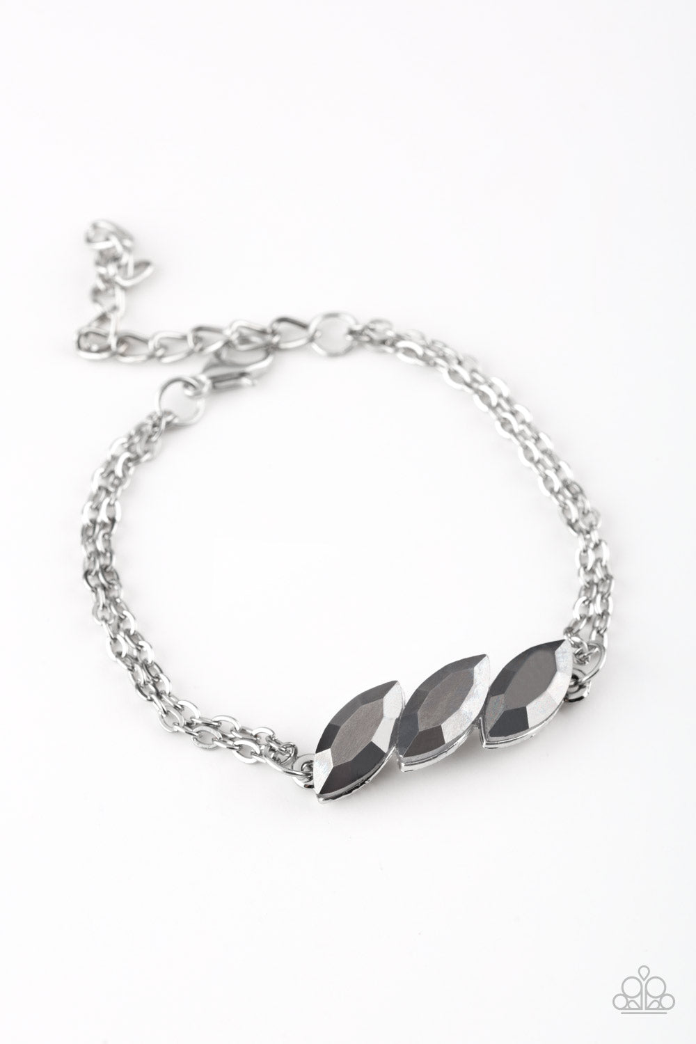 Paparazzi Accessories-Pretty Priceless Glittery Hematite Bracelet