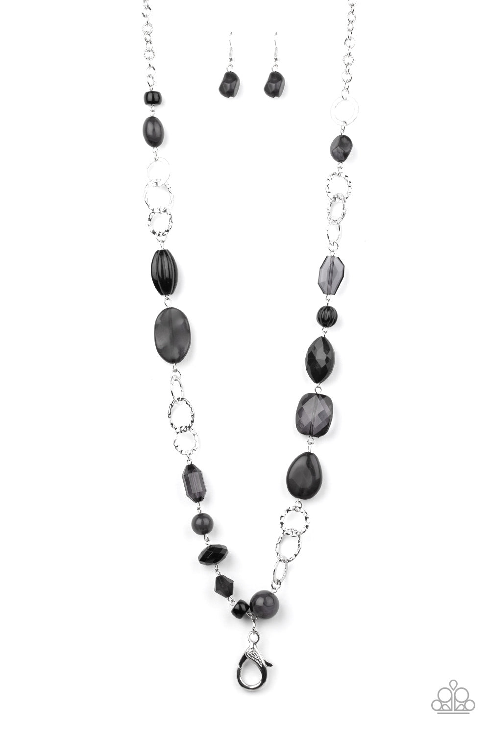 Paparazzi Accessories-Prismatic Paradise Black Necklace Set