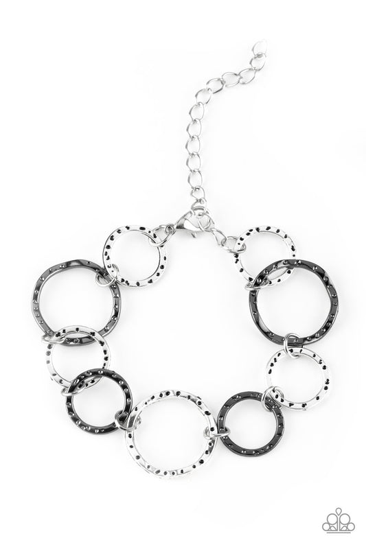 Paparazzi Accessories-Ring Up The Curtain Multi Glistening Bracelet