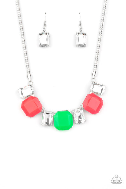 Paparazzi Accessories-Royal Crest Pink Necklace Set