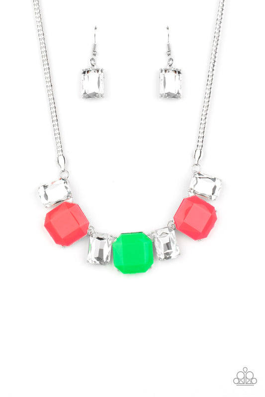 Paparazzi Accessories-Royal Crest Pink Necklace Set