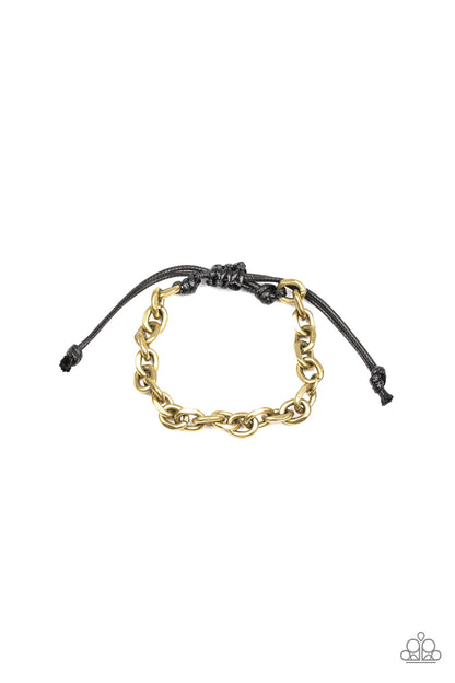 Paparazzi Accessories-Rumble Brass Bracelet