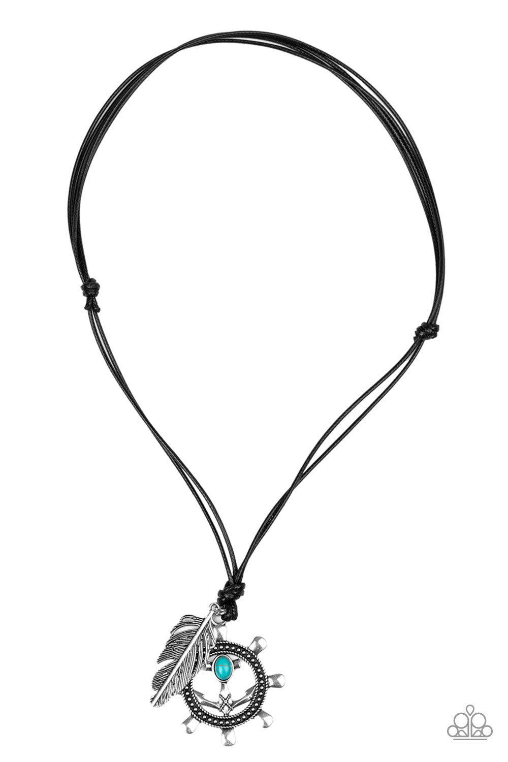 Paparazzi Accessories-Sea Bird Blue Necklace Set