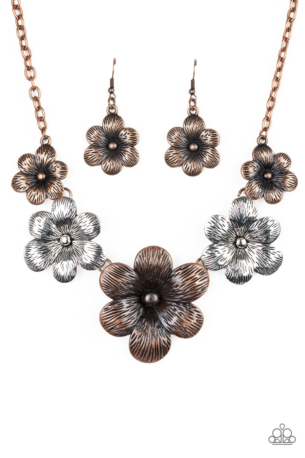 Paparazzi Accessories-Secret Garden Multi Flower Necklace Set