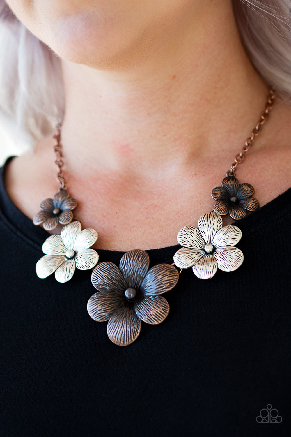 Paparazzi Accessories-Secret Garden Multi Flower Necklace Set