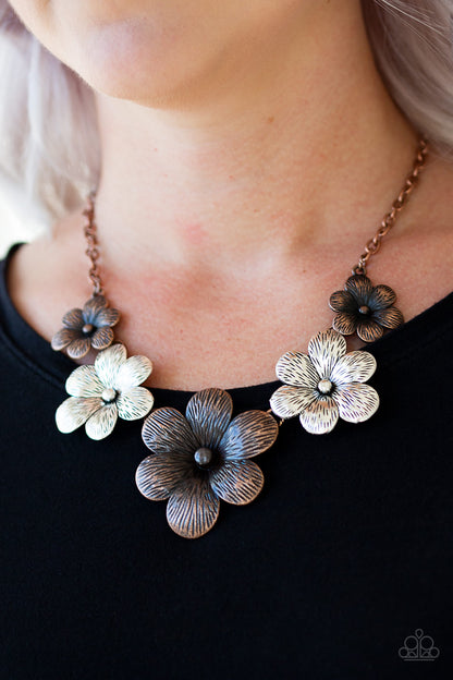 Paparazzi Accessories-Secret Garden Multi Flower Necklace Set