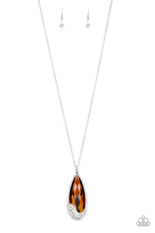 Paparazzi Accessories-Spellbound Brown Necklace Set