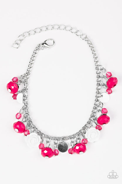 Paparazzi Accessories-Spoken For Pink Bracelet