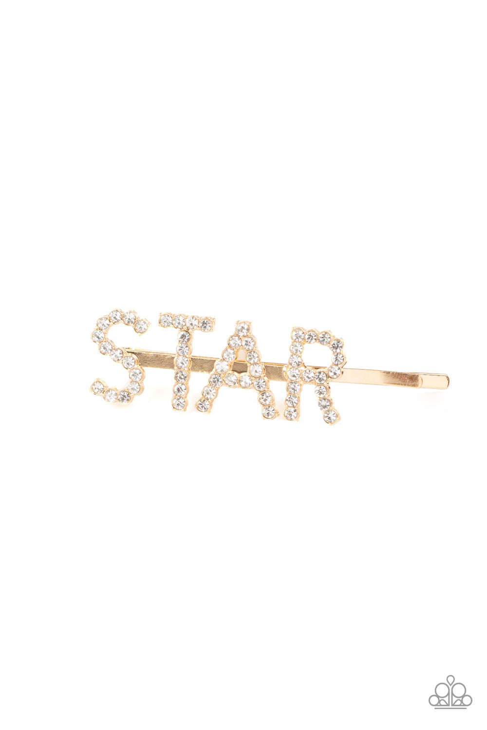 Paparazzi Accessories-Star In Your Own Show Gold Hair Clip