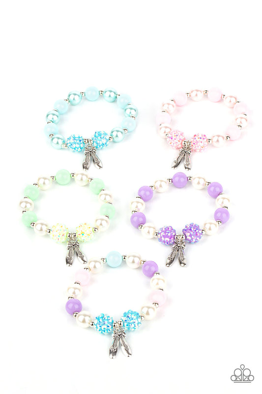 Paparazzi Accessories-Starlet Shimmer Multi Color Ballet Charm Bracelet Kit