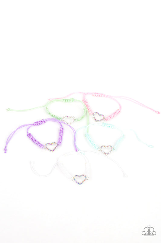 Paparazzi Accessories-Starlet Shimmer Assorted Iridescent Heart Bracelets