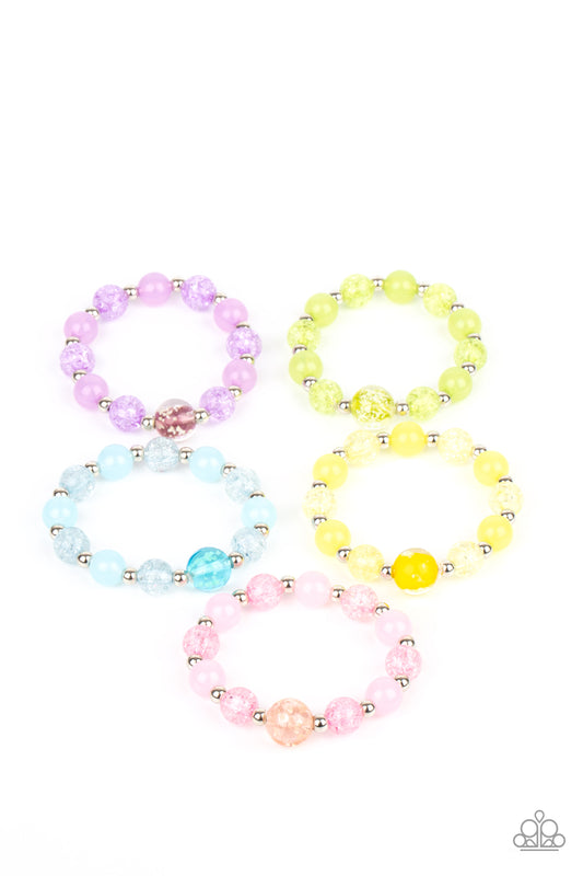 Paparazzi Accessories-Starlet Shimmer Glassy Centerpiece Bracelets