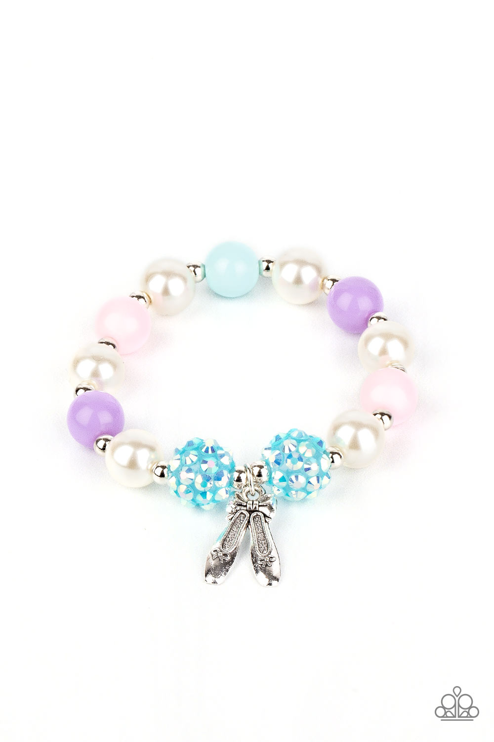 Paparazzi Accessories-Starlet Shimmer Multi Color Ballet Charm Bracelet Kit