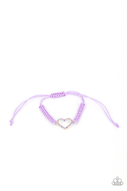 Paparazzi Accessories-Starlet Shimmer Assorted Iridescent Heart Bracelets