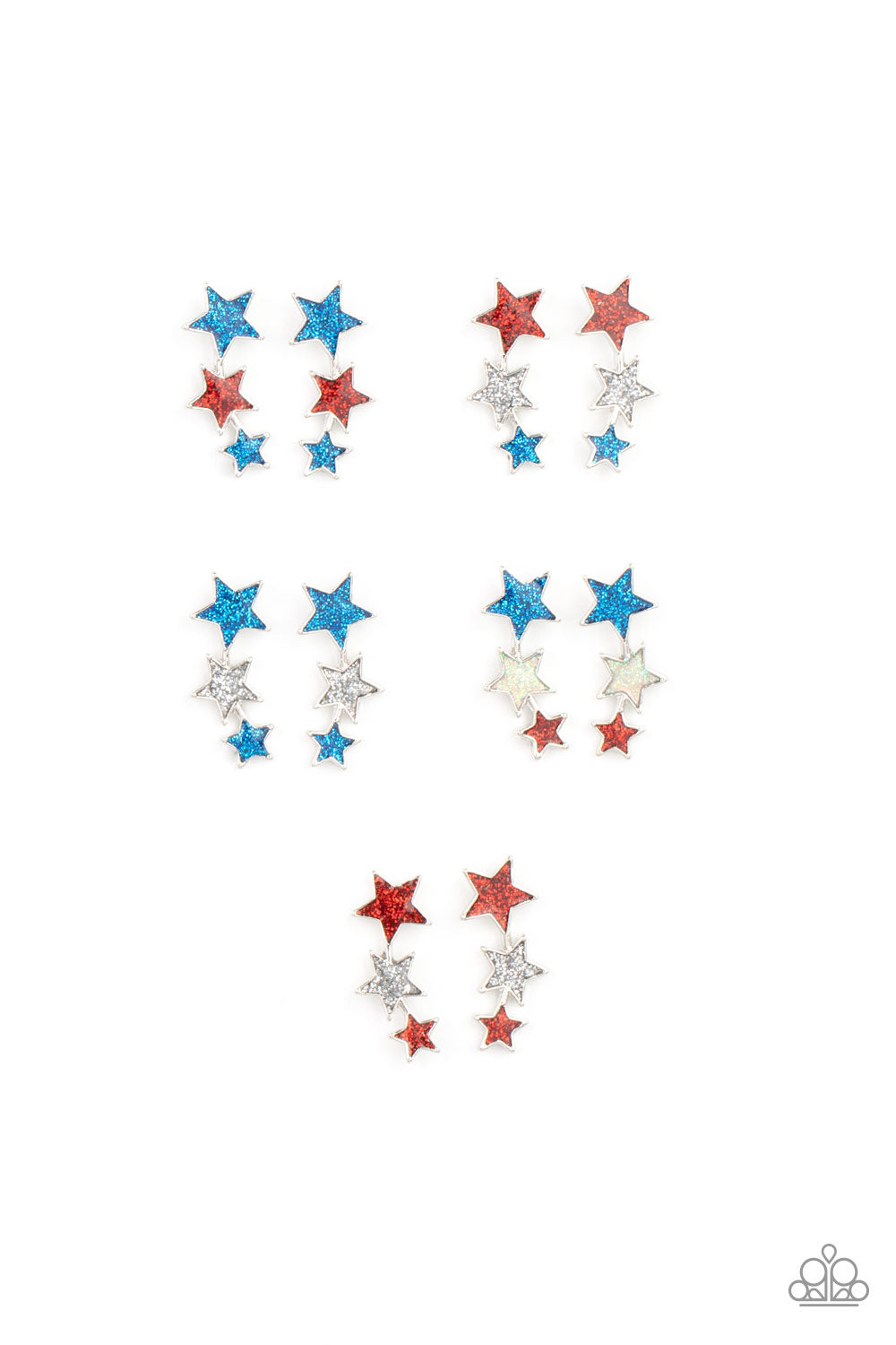 Paparazzi Accessories-Starlet Shimmer Freedom Ring Earring Kit