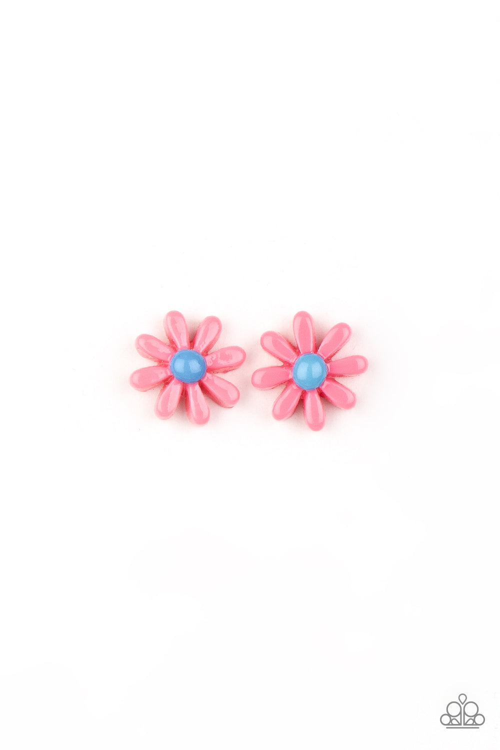 Paparazzi Accessories-Starlet Shimmer Floral Earrings