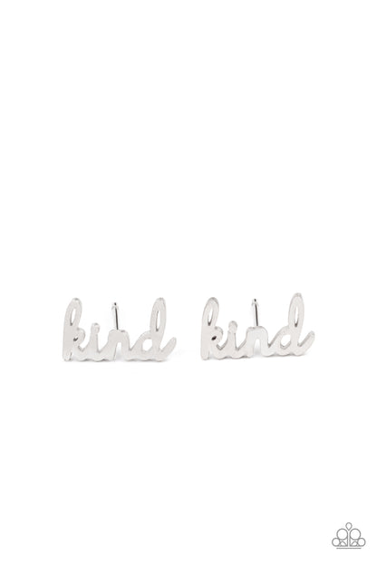 Paparazzi Accessories-Starlet Shimmer Inspirational Kind/Hello/ Smile Earring Kit