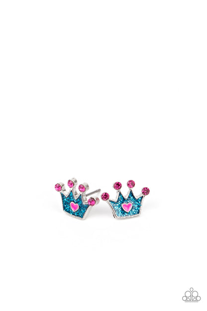 Paparazzi Accessories-Starlet Shimmer Crown Earring Kit