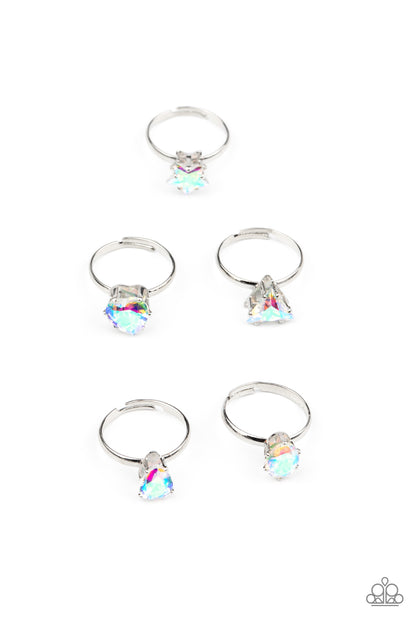 Paparazzi Accessories-Starlet Shimmer Iridescent Rings