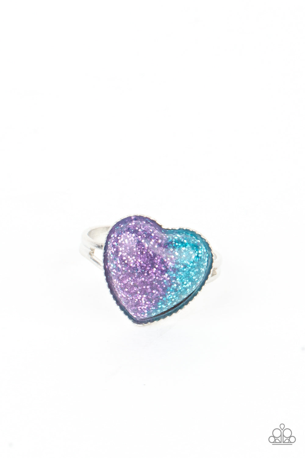 Paparazzi Accessories-Starlet Shimmer Glittery Heart Rings