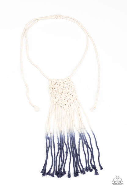 Paparazzi Accessories-Surfin The Net Macrame Necklace Set