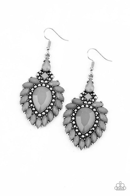 Paparazzi Accessories-The LIONESS Den Silver Earrings