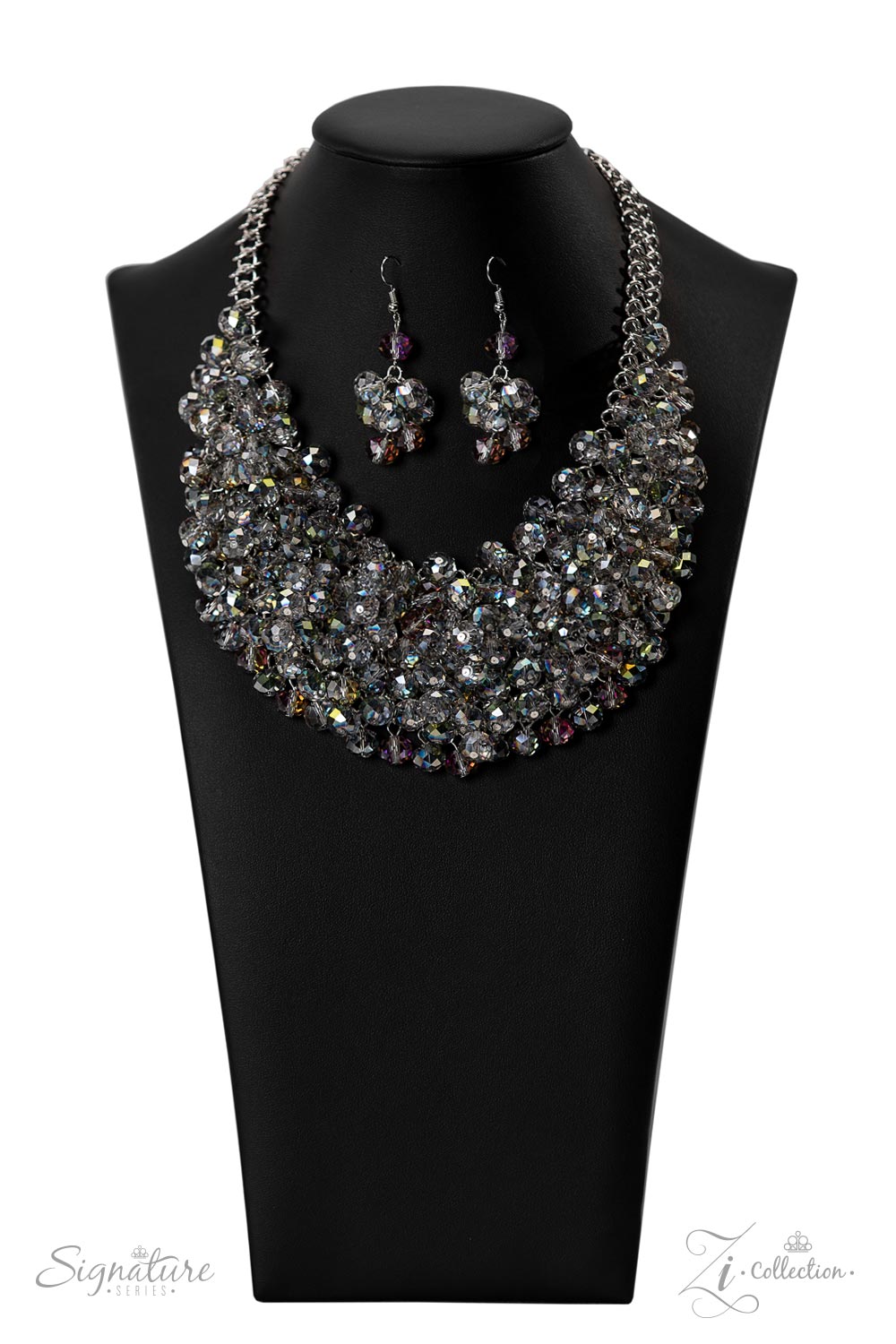 Paparazzi Accessories-The Tanger Dreamy Crystal Bead 2023 ZI Necklace Set