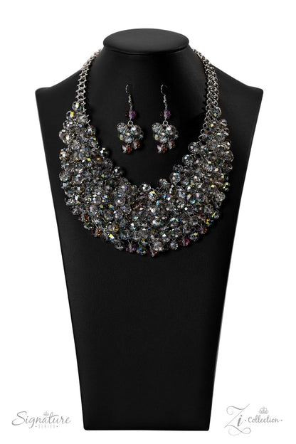 Paparazzi Accessories-The Tanger Dreamy Crystal Bead 2023 ZI Necklace Set