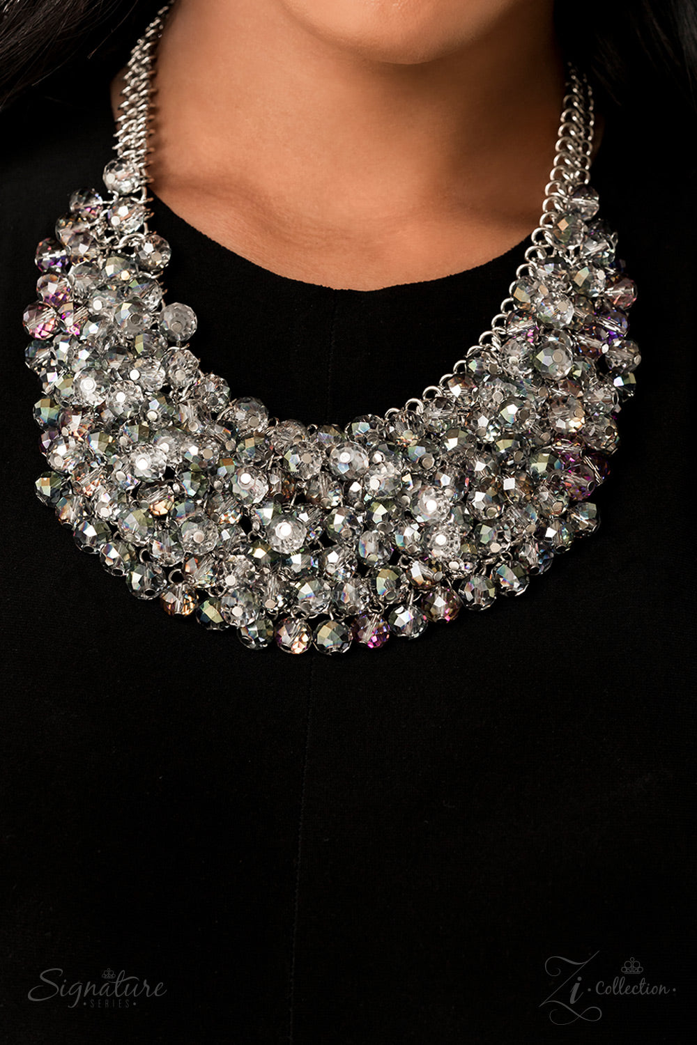 Paparazzi Accessories-The Tanger Dreamy Crystal Bead 2023 ZI Necklace Set