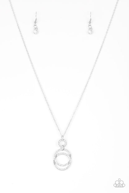 Paparazzi Accessories- Timeless Trio White Necklace Set