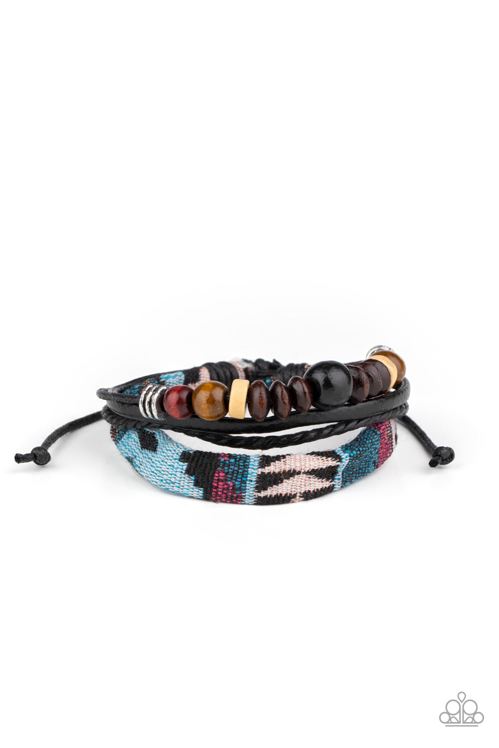 Paparazzi Accessories-Urban Badlands Multi Bead Bracelet