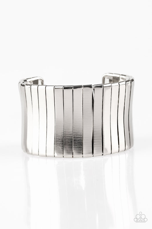 Paparazzi Accessories-Urban Uptrend Silver Bracelet