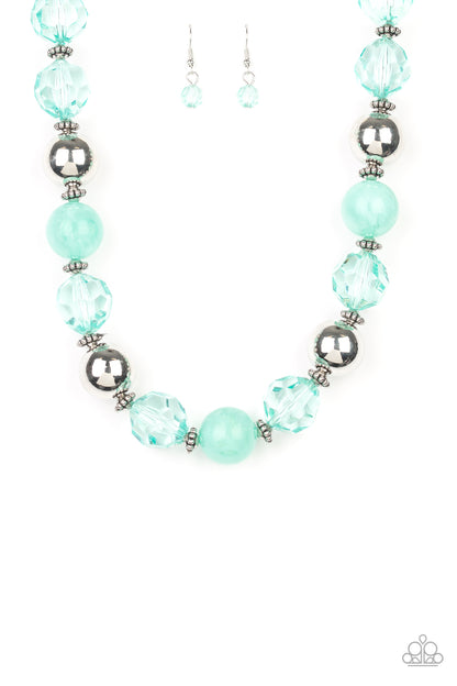 Paparazzi Accessories-Very Voluminous Green Necklace Set