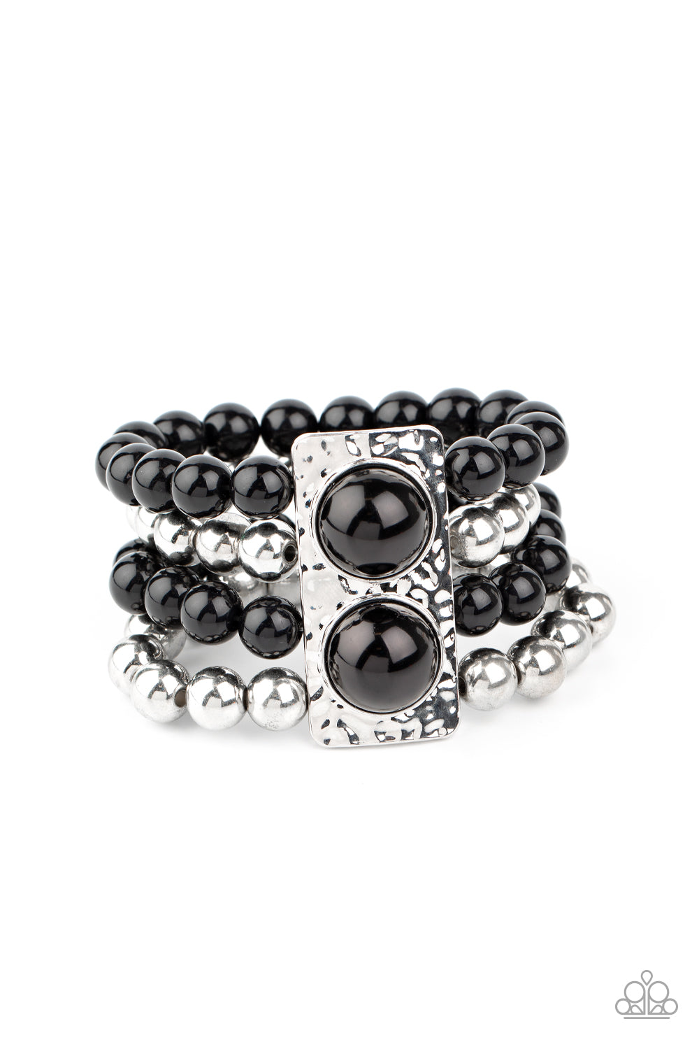 Paparazzi Accessories-WEALTH Conscious Black Bracelet