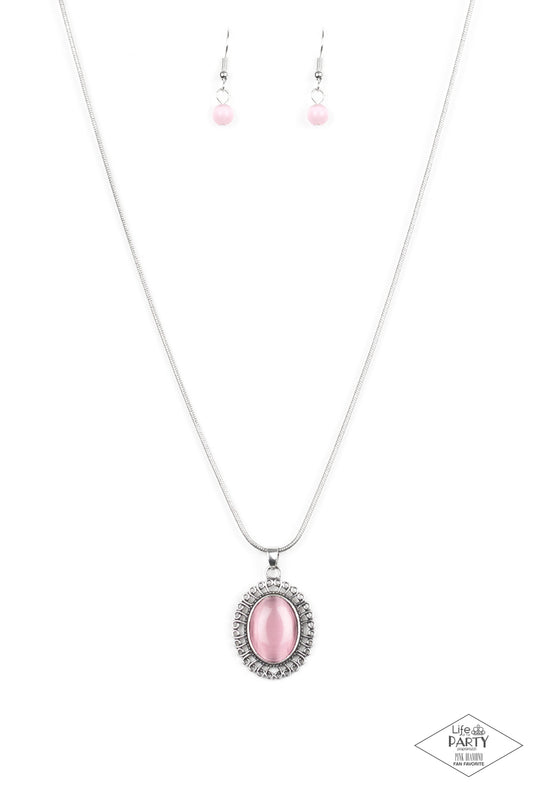 Paparazzi Accessories-Western Plains Pink Necklace Set