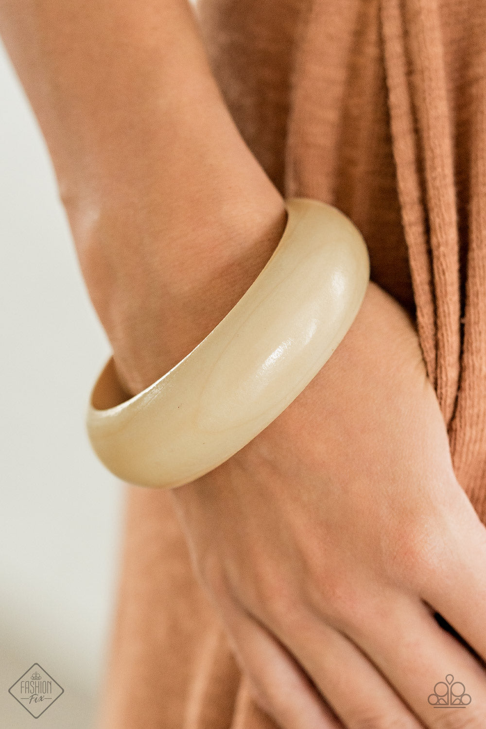 Paparazzi Accessories-Whimsically Woodsy Neutral Bracelet