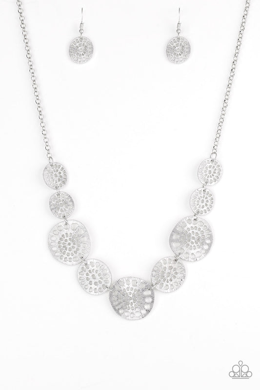 Paparazzi Accessories-Your Own Free WHEEL Silver Necklace Set