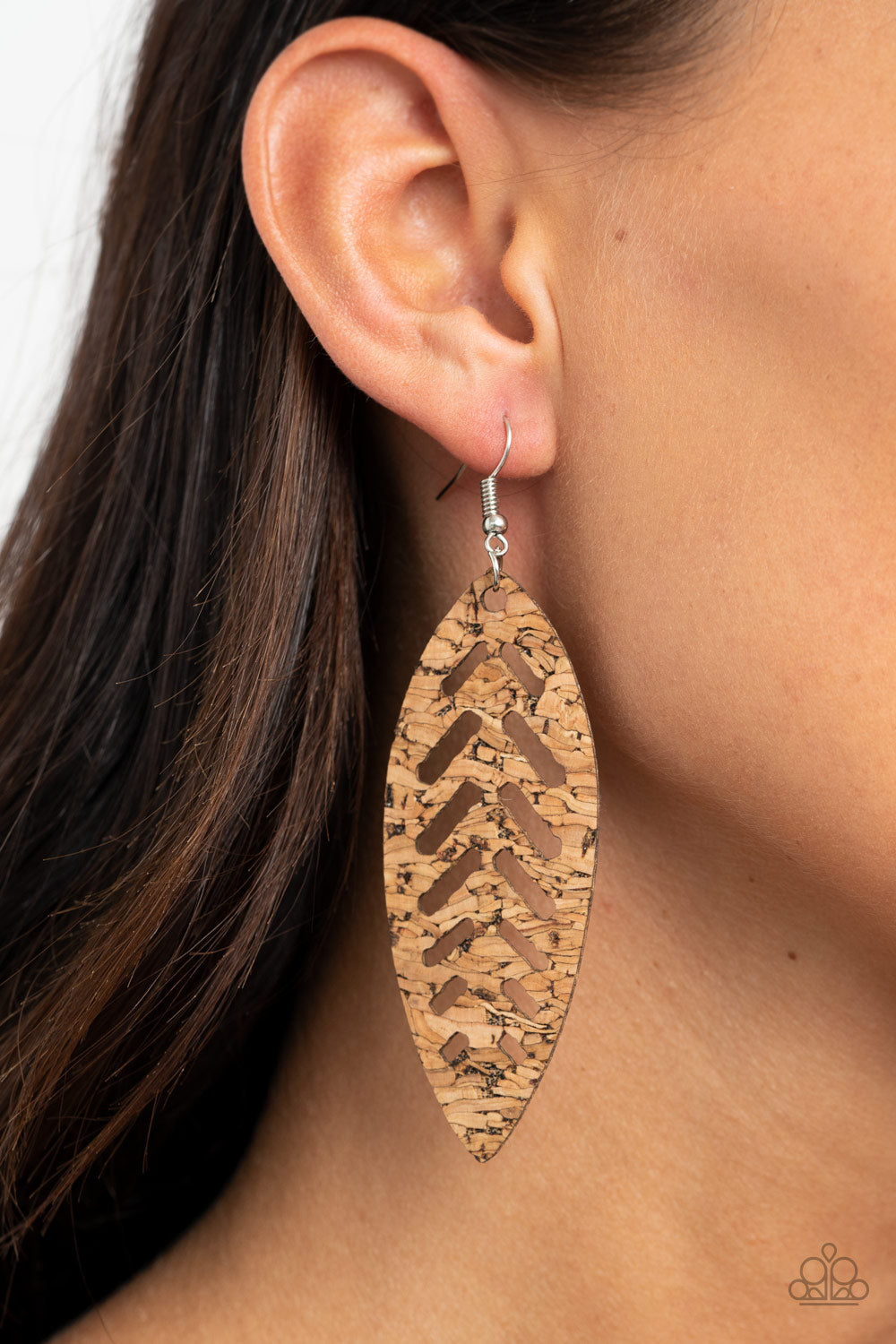Paparazzi Accessories-You're Such A Cork Earrings