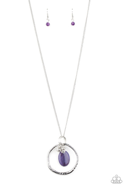 Paparazzi Accessories-Zion Zen Purple Necklace Set