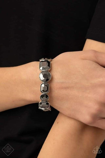 Paparazzi Accessories-Extra Exposure Silver Bracelet
