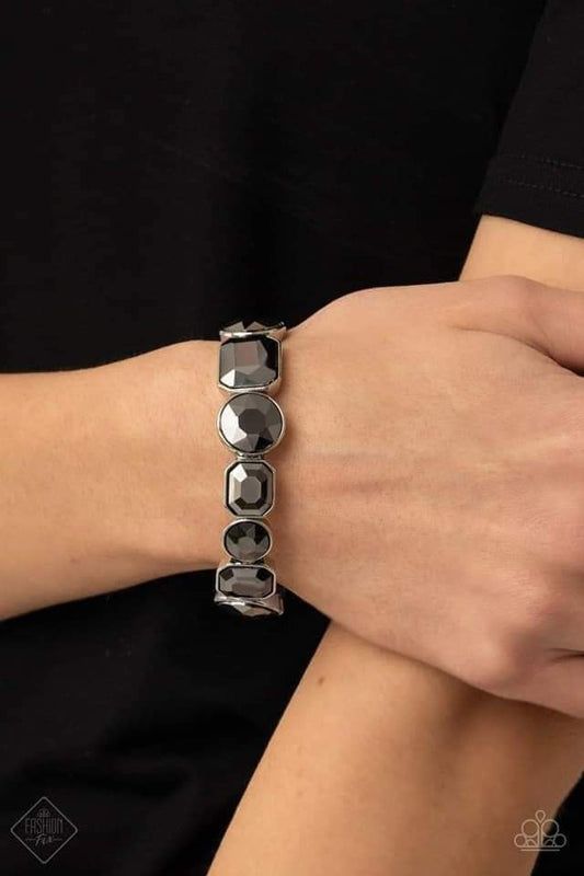 Paparazzi Accessories-Extra Exposure Silver Bracelet